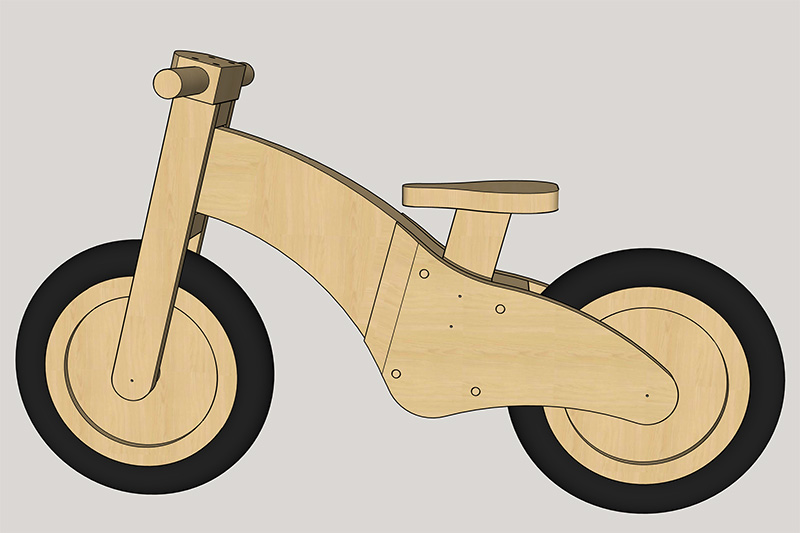 La draisienne de Timothee Partie 2 Le design